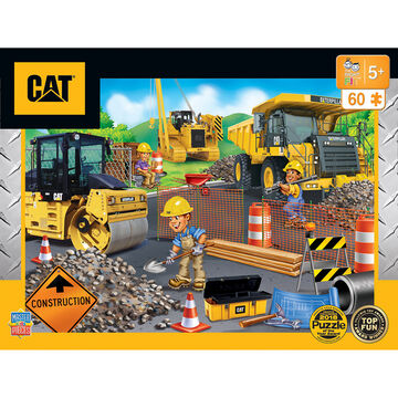 Leanin Tree Jigsaw Puzzle - CAT Parking Lot / Construction Trucks