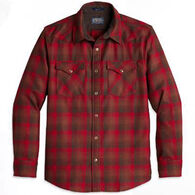 Pendleton Men's Plaid Snap-Front Western Canyon Long-Sleeve Shirt