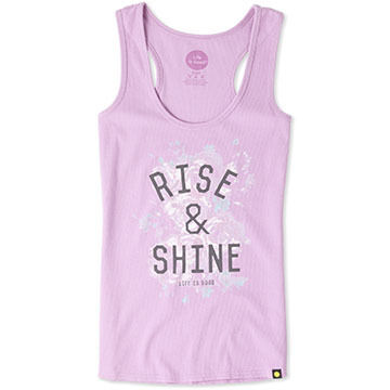 Life is Good Womens Rise and Shine Floral Sleep Tank