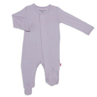 Magnetic Me Infant Girl's Iris Light Purple Modal Magnetic Footie Pajama
