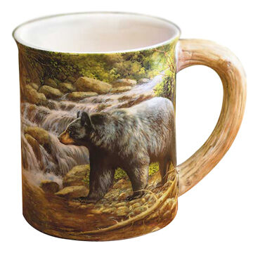 Wild Wings Shadow of the Forest Bear Mug