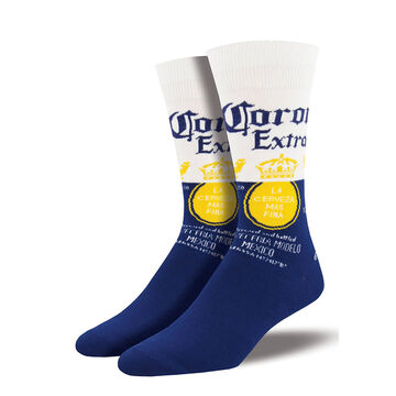 Socksmith Design Mens Corona Beer Crew Sock