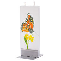 Flatyz Candle - Monarch Butterfly On Flower