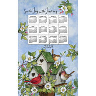 Kay Dee Designs 2025 Birdhouses Calendar Towel