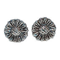 Semaki & Bird, Ltd. Women's Sterling Silver Sunflower Earring