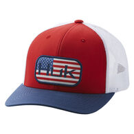 Huk Men's Americana Colorblock Trucker Hat