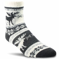Woolrich Men's Aloe Vera Moose Double Layer Crew Sock - Special Purchase
