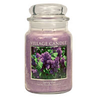 Village Candle Large Glass Jar Candle - Spring Lilac