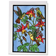Sarah Angst Art Hummingbirds Greeting Card