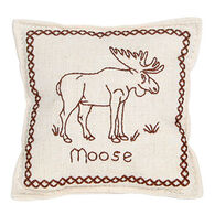 Paine Products 4" x 4" Moose Outline Balsam Pillow