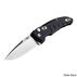 Hogue A01-Microswitch Tumbled Drop Point Automatic Knife