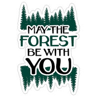 Sticker Cabana May The Forest Be With You Mini Sticker