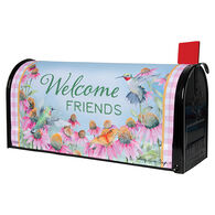 Carson Home Accents Coneflowers & Hummingbirds Mailbox Cover