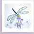 Quilling Card Emperor Dragonfly  Greeting Card