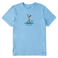 Life is Good Men's Jake Golfing Crusher Short-Sleeve T-Shirt