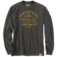 Carhartt Men's Relaxed Fit Heavyweight True Craftsmanship Graphic Long-Sleeve T-Shirt