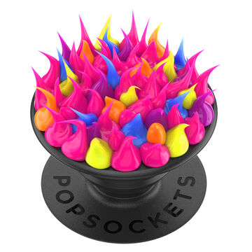 PopSockets Spiky Pink Acid SwapTop PopGrip