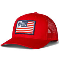 Salty Crew Men's Freedom Flag Retro Trucker Hat