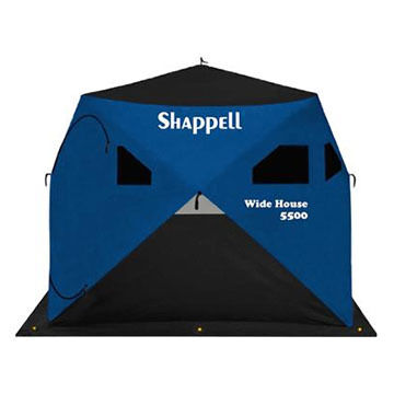 Shappell Wide House 5500 Hub-Style 3-Person Ice Shelter