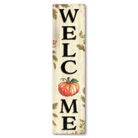 My Word! Welcome - Pumpkin Stand-Out Tall Sign