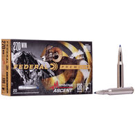 Federal Terminal Ascent 270 Winchester 136 Grain Slipstream Polymer Tip Rifle Ammo (20)