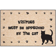 High Cotton Door Mat - Approved By Cat