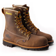 Thorogood Men's American Heritage 8" Crazy Horse Safety Toe Waterproof 400g Insulated Work Boot
