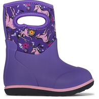 Bogs Toddler Boys' & Girls' Baby Classic Unicorn Awesome Rain Boot