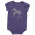 Carhartt Infant Girls Floral Horse Short-Sleeve Bodysuit Onesie