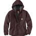 Carhartt Womens Loose Fit Washed Duck Sherpa-Lined Jacket