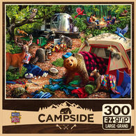 Leanin' Tree Jigsaw Puzzle - Campsite Trouble