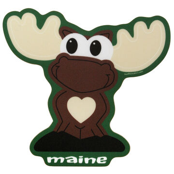 Blue 84 Fluffy Slacks Moose Maine Sticker