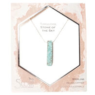 Scout Curated Wears Women's Stone Point Necklace - Turquoise/Stone of the Sky