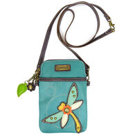 Chala Women's Dragonfly Cellphone Crossbody Handbag
