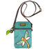 Chala Womens Dragonfly Cellphone Crossbody Handbag