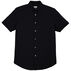Burnside Mens Solid Perforated Woven Poly Short-Sleeve Shirt - Special Purchase