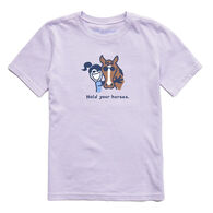 Life is Good Youth Hold Your Horses Crusher Short-Sleeve Shirt