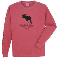 Original Design Men's Kittery Trading Post Black Moose Long-Sleeve T-Shirt
