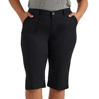 Lee Jeans Women's Ultra Lux Comfort Flex-to-Go Relaxed Fit Utility Skimmer Pant - Plus Size