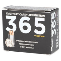 SIG Sauer 365 Everyday Carry 380 Auto 90 Grain V-Crown JHP Handgun Ammo (20)