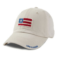 Life is Good Women's American Flag Tattered Chill Cap