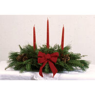 Bessey Ridge Wreaths 3-Candle Balsam Centerpiece