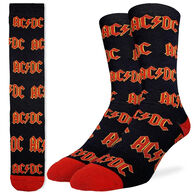 Good Luck Sock Men's AC/DC Logo Crew Sock