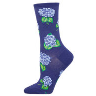 Socksmith Design Women's Hydrangea Crew Sock
