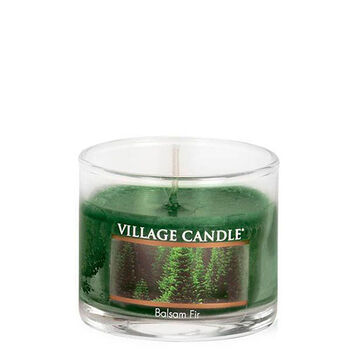 Village Candle Mini Glass Votive Candle - Balsam Fir