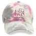 Puppie Love Womens Cotton Candy Tie Dye Baseball Hat