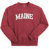 Soft As A Grape Womens Maine Crew Sweatshirt