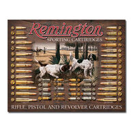 Desperate Enterprises Remington Bullet Board Tin Sign
