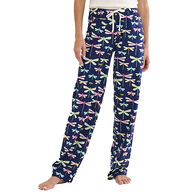 Hatley Women's Little Blue House Dragonflies Jersey Pajama Pant