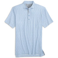 johnnie-O Men's Vestral Printed Cotton Blend Performance Short-Sleeve Polo Shirt